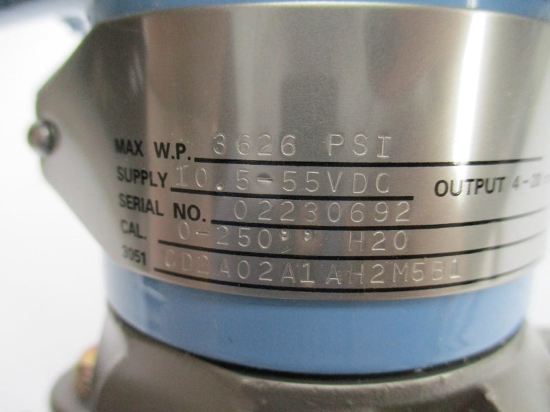 ROSEMOUNT 3051CD2A02A1AH2M5B1 10.5-55VDC 3626PSI NSNP