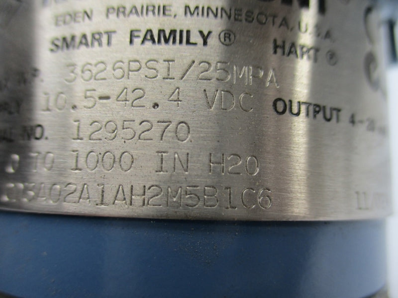 ROSEMOUNT 3051CD3A02A1AH2M5B1C6 10.5-42.4VDC 3626PSI NSNP