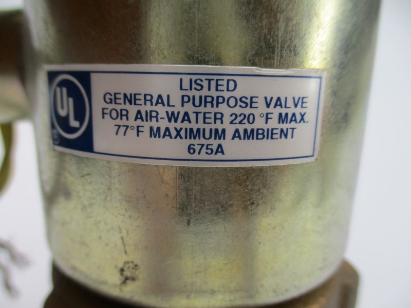 GOULD VALVE Q-3 120V 5-150PSI 1" NSNP