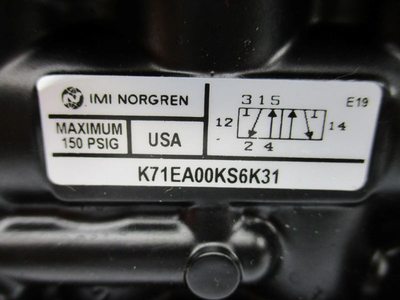 NORGREN K71EA00KS6K31 110/120V 150PSI NSNP