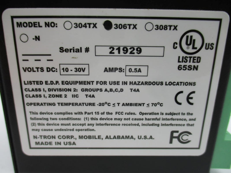 N-TRON 306TX 10-30VDC 0.5A NSNP