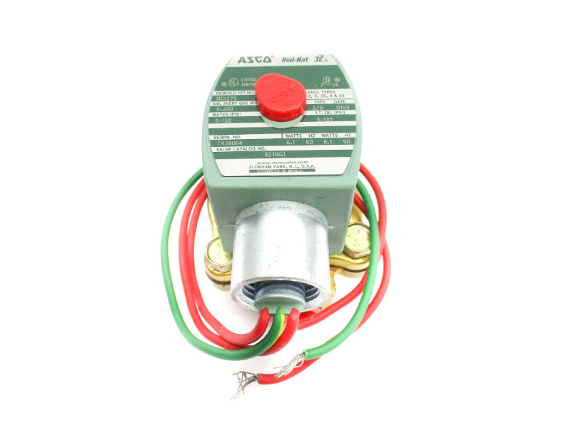 ASCO 8210G1 110/120V 5-150PSI 3/8" NSNP