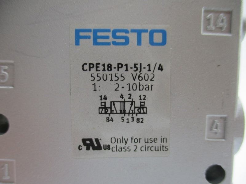 FESTO CPE18-P1-5J-1/4 550155 NSNP