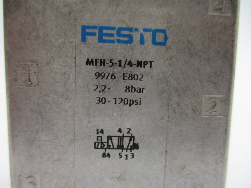 FESTO MFH-5-1/4-NPT 30-120PSI NSNP