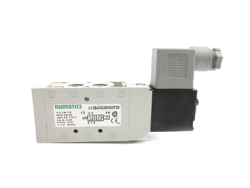 NUMATICS L12BA452O060T30 100-115/110-120V .07A 14.5-145PSI NSNP
