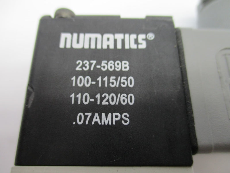 NUMATICS L12BA452O060T30 100-115/110-120V .07A 14.5-145PSI NSNP