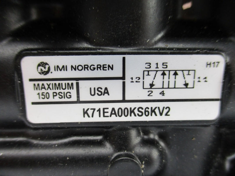 NORGREN K71EA00KS6KV2 150PSI NSNP