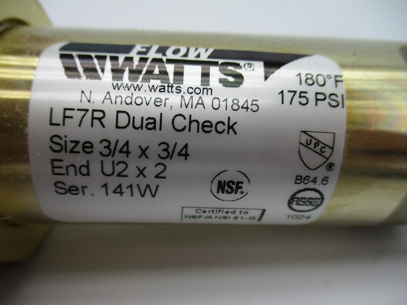 WATTS LF7R 175PSI 180'F 3/4" X 3/4" NSNP
