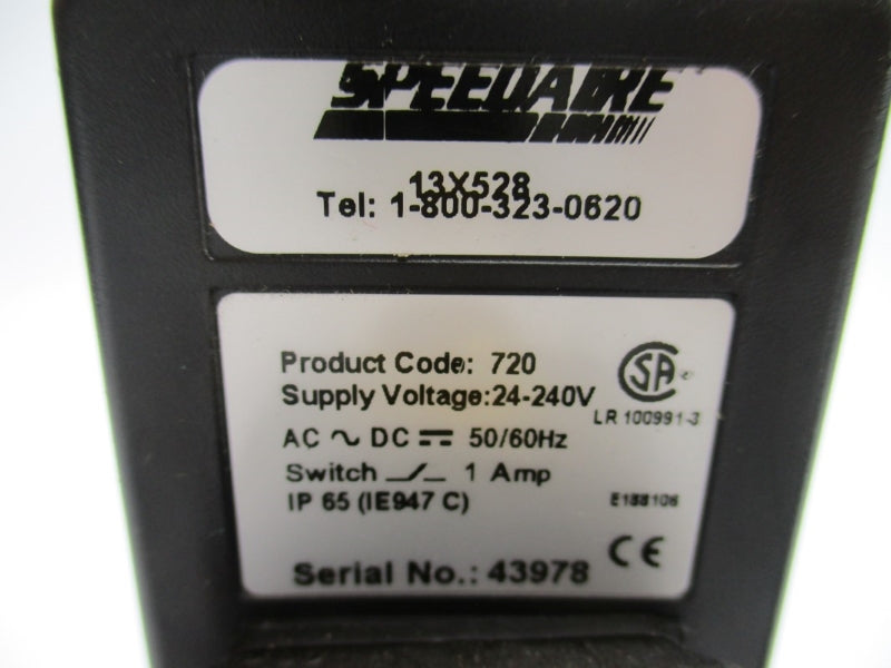 SPEEDAIRE 13X528 6607VN4.0S64BX5R 24-240VAC/DC 1A 250PSI 0.5S-45M NSNP