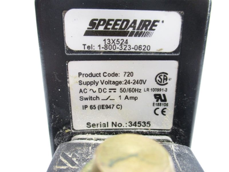 SPEEDAIRE 13X524 24-240VAC/DC 1A 0.5S-45M UNMP