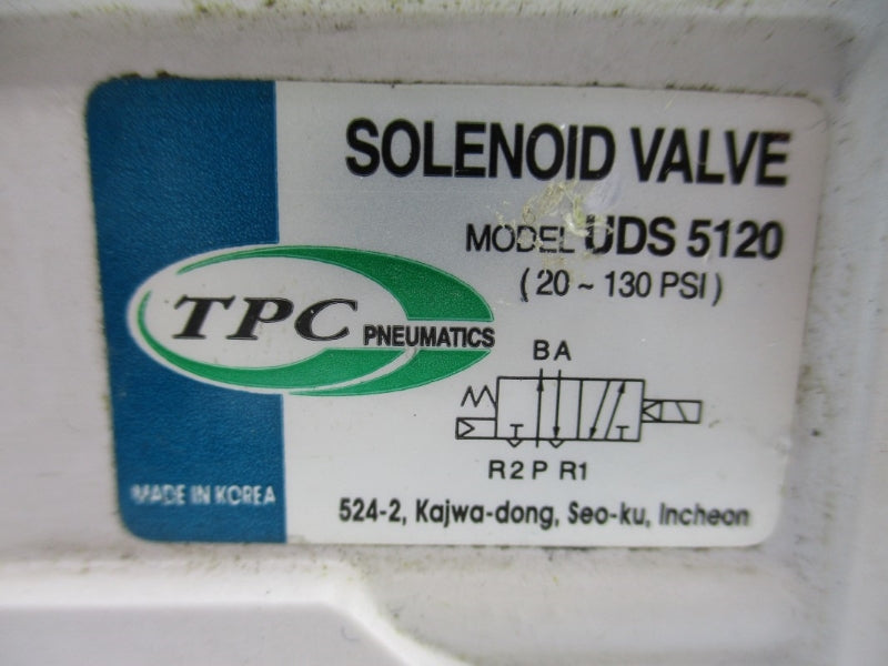 TPC UDS5120 96-132/102-144VAC 20-130PSI UNMP