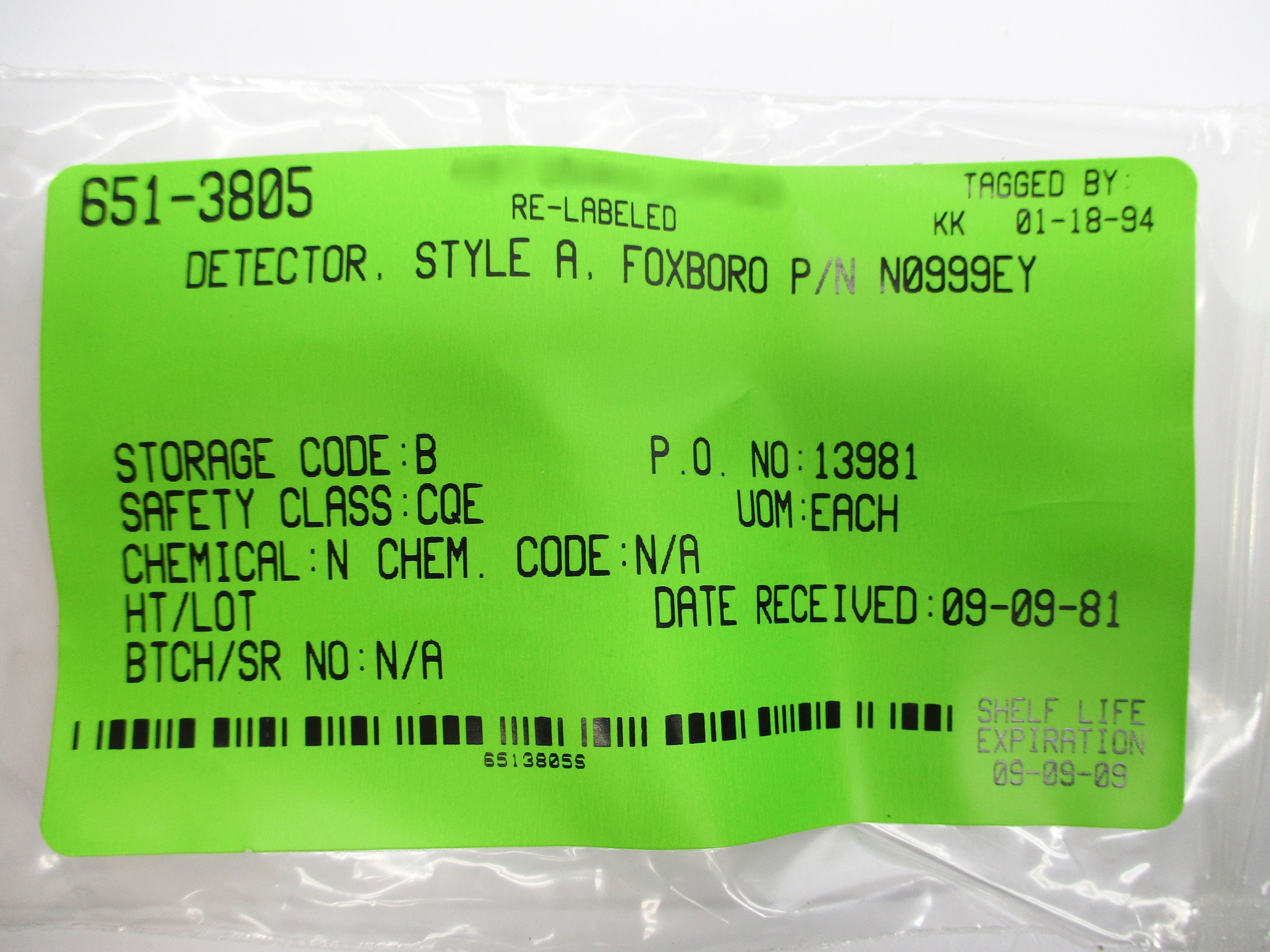 FOXBORO N0999EY NSNP