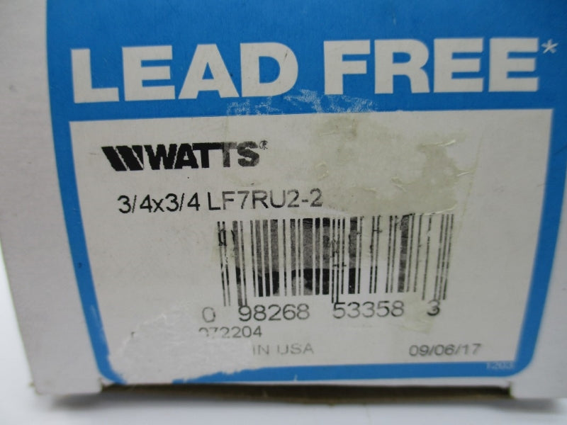 WATTS LF7RU2-2 175PSI 180'F 3/4" X 3/4" NSMP
