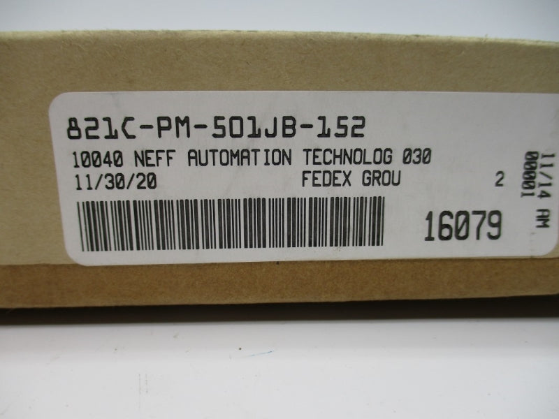 MAC 821C-PM-501JB-152 24VDC 10-150PSI NSMP