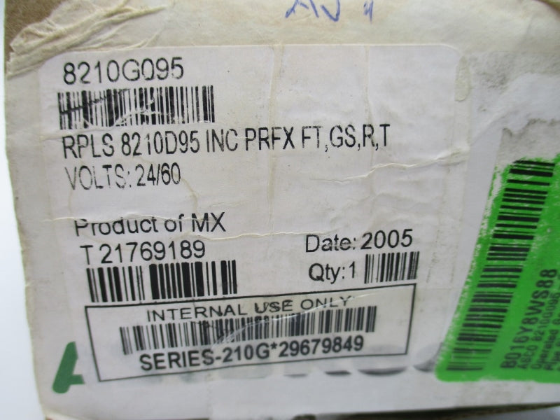 ASCO 8210G095 22/24V 150PSI 3/4" NSMP
