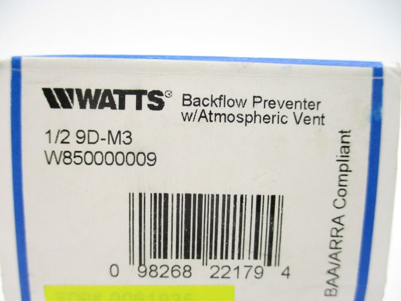 WATTS 9D-M3 175PSI 250'F 1/2" NSMP