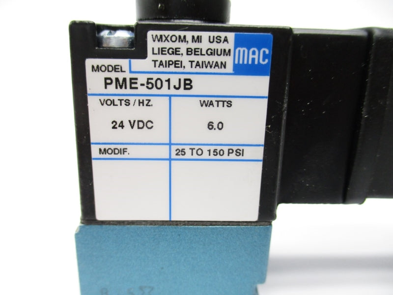 MAC PME-501JB 24VDC 25-150PSI NSMP