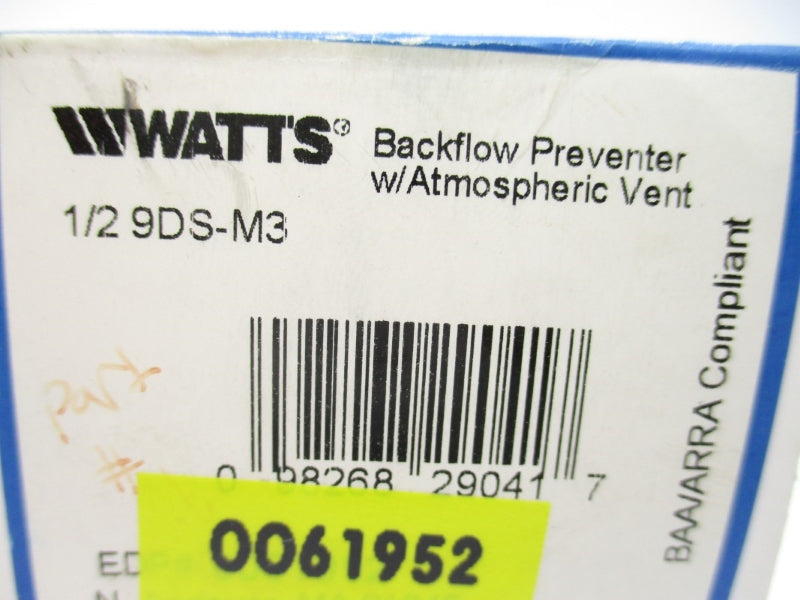 WATTS 9DS-M3 175PSI 250'F 1/2" NSMP