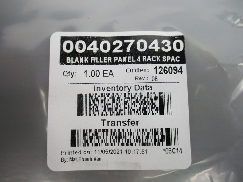 NEWTON INSTRUMENT 0040270430 NSMP