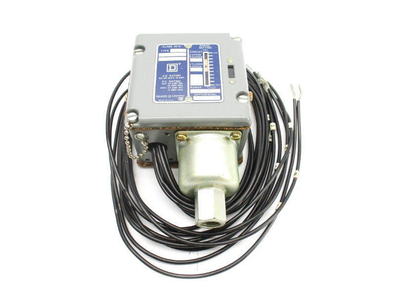 SQUARE D 9012ACW8-S16 SER. B 125/250VAC 10A 25-250PSI NSNP