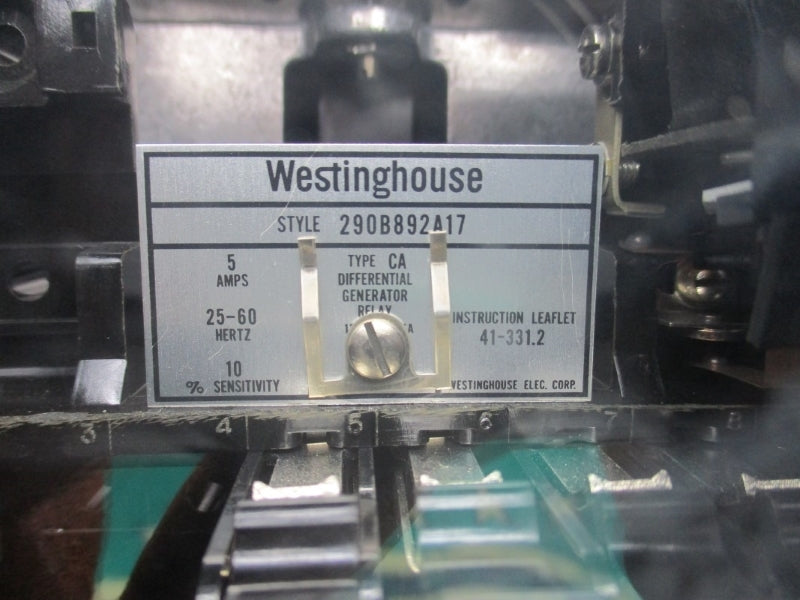 WESTINGHOUSE 290B892A17 5A NSNP