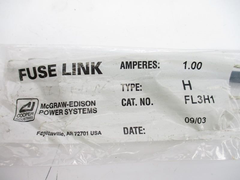 COOPER FL3H1 TYPE H 1A NSMP
