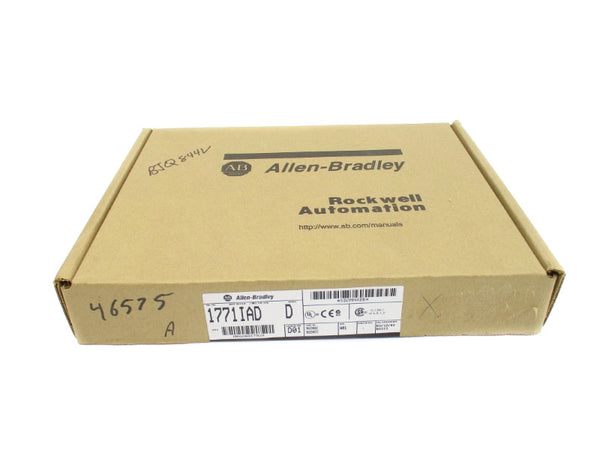 ALLEN BRADLEY 1771-IAD SER. D DATE: 2002 NSFS