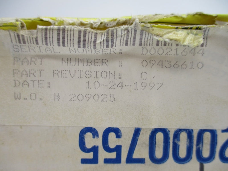 HONEYWELL MEASUREX 09436610 NSMP