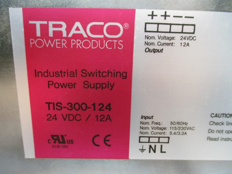 TRACO TIS-300-124 24VDC 12A NSNP