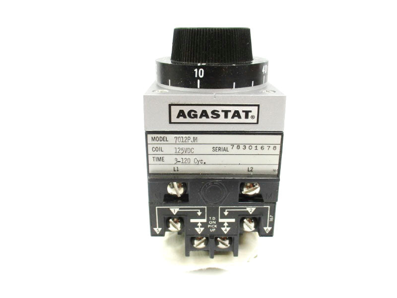 AGASTAT 7012PJM 125VDC 15A 3-120M NSNP