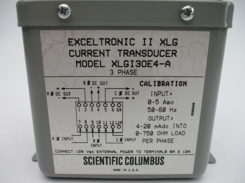 AMETEK XLGI30E4-A 120VAC 12A NSNP