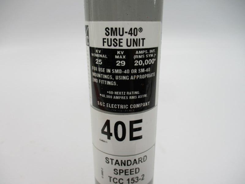 S&C ELECTRIC SMU-40 823040 40EA NSMP