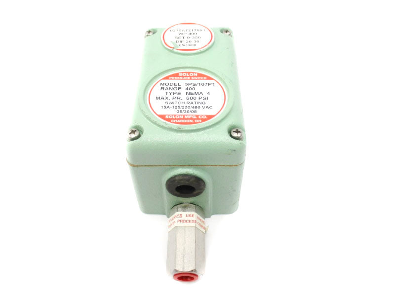 SOLON 5PS/107P1 480VAC 15A 600PSI NSNP