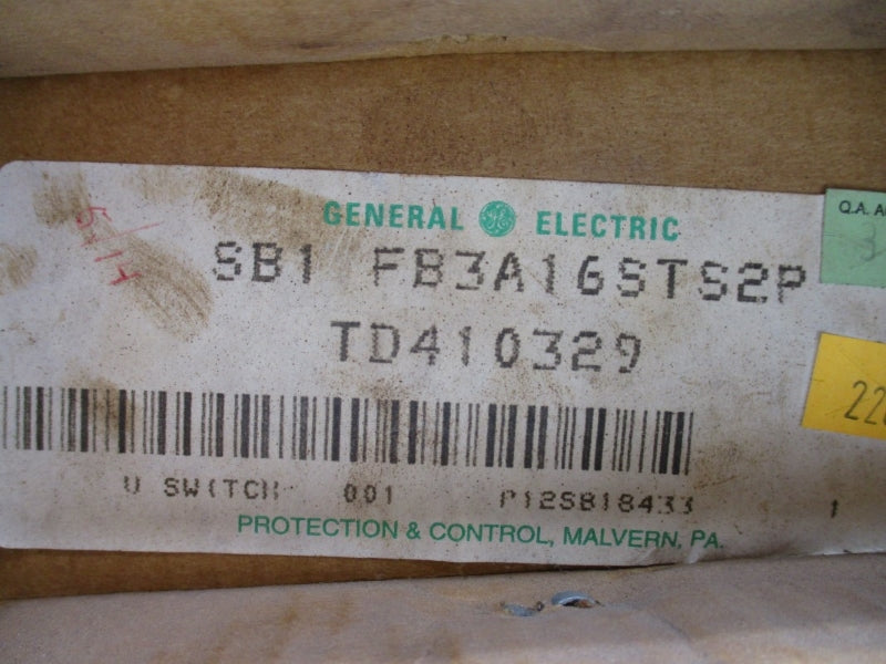 GENERAL ELECTRIC SB1FB3A16STS2P NSFS