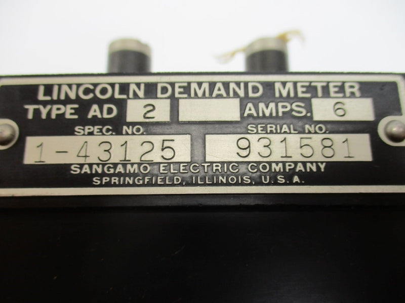 SANGAMO ELECTRIC 1-43125 6A NSNP