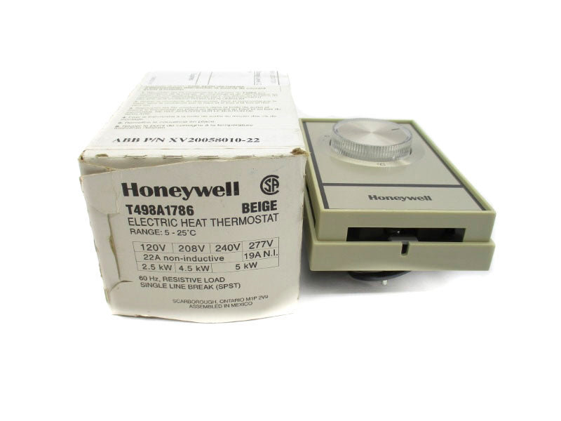 HONEYWELL T498A1786 277V 22A 5-25'C (BEIGE) NSMP