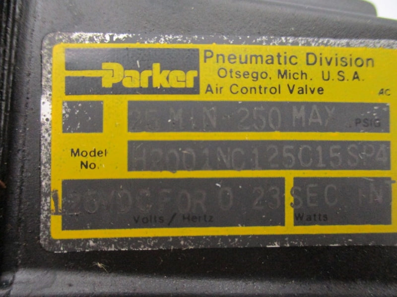 PARKER H2001NC125C15SP4 125VDC 250PSI NSMP