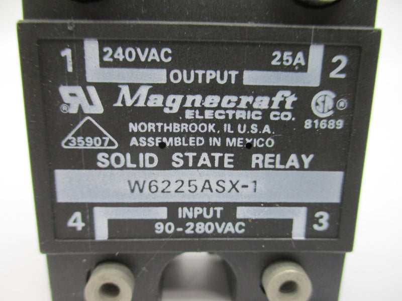 MAGNECRAFT W6225ASX-1 90-280VAC 25A NSNP