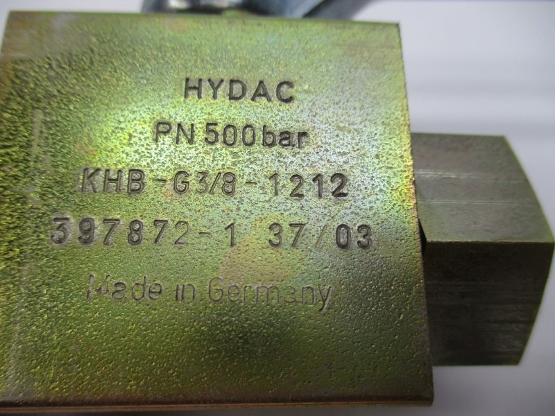 HYDAC KHB-G3/8-1212 397872-1 NSNP