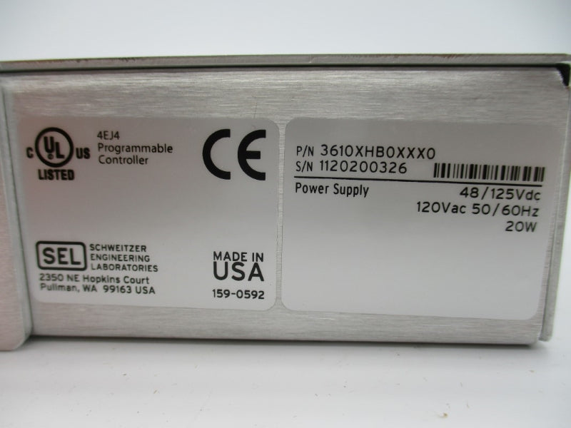 SEL 3610XHB0XXX0 120VAC NSMP