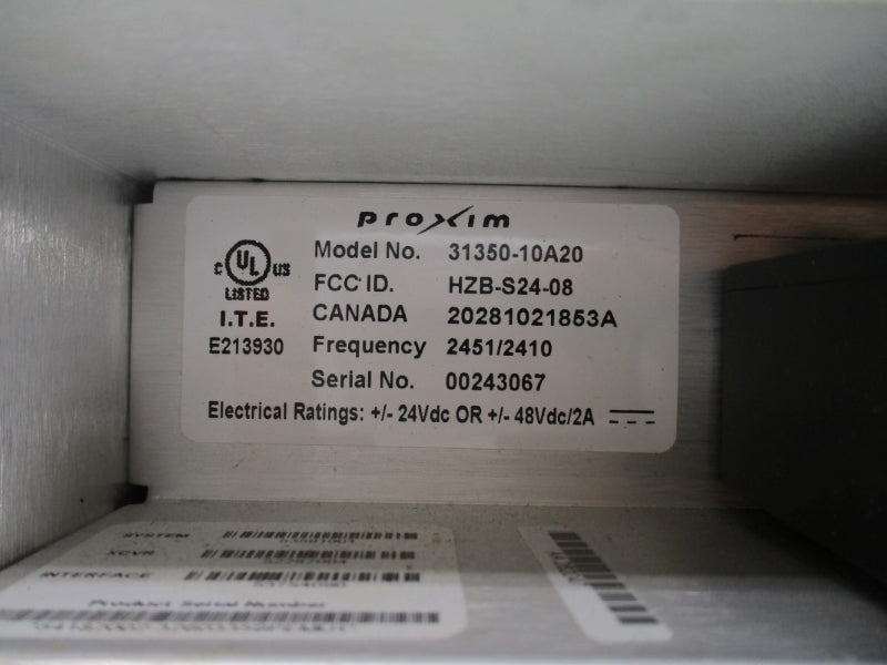 PROXIM LYNX 31350-10-A10-0 24/48VDC 2A NSMP
