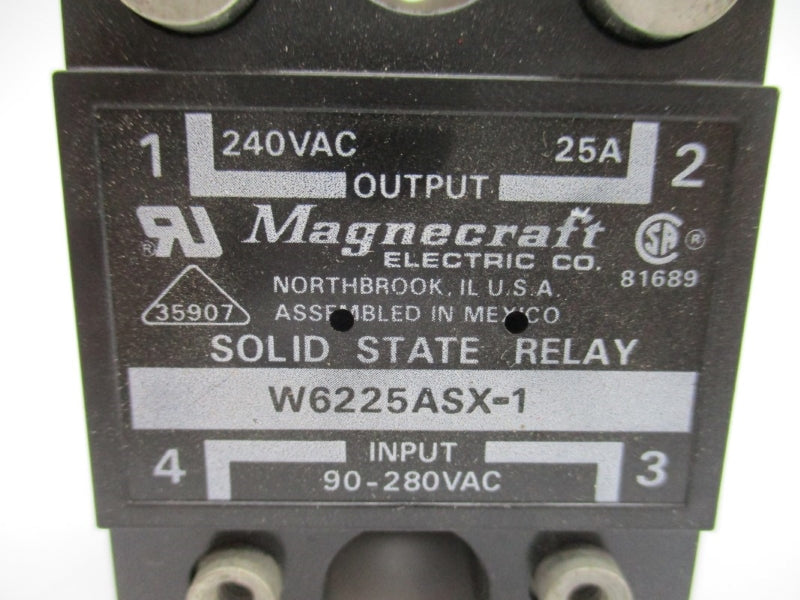 MAGNECRAFT W6225ASX-1 90-280VAC 25A NSMP