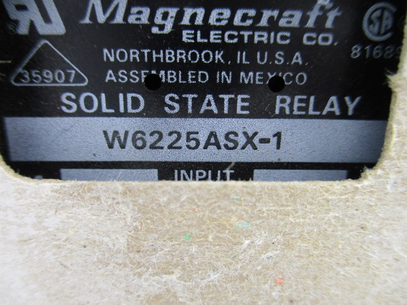 MAGNECRAFT W6225ASX-1 90-280VAC 25A NSMP