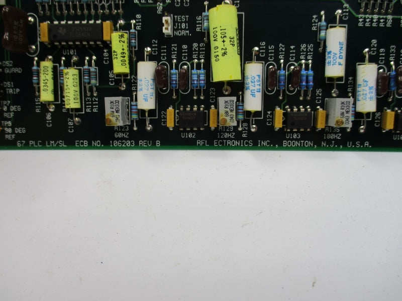 RFL ECTRONICS 67PLCLM/SL 106203 REV. B NSNP