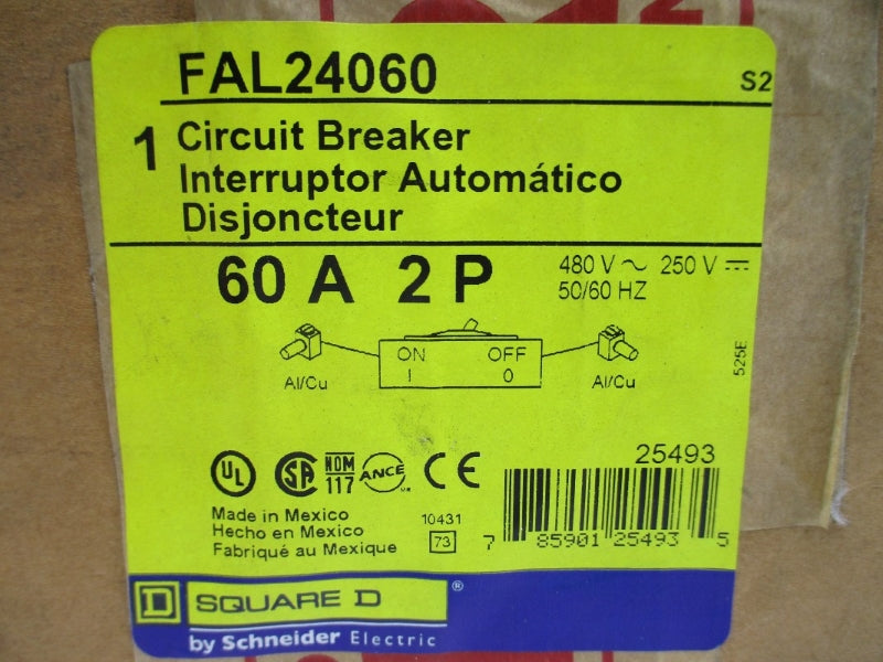 SQUARE D FAL24060 SER. 2 480V 60A NSMP