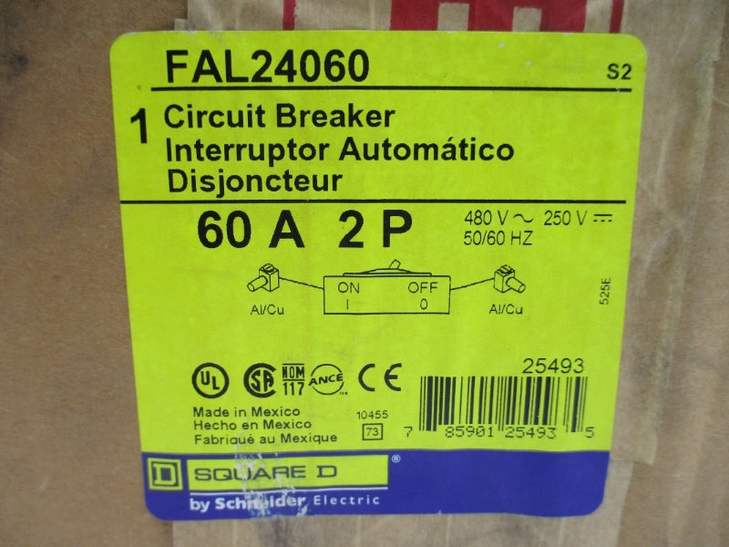 SQUARE D FAL24060 SER. 2 480V 60A NSFS