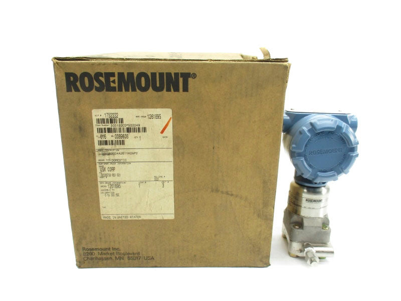 ROSEMOUNT 3051S2CD4A2E11A2AP2 10.5-42.4VDC 0-300PSI NSMP