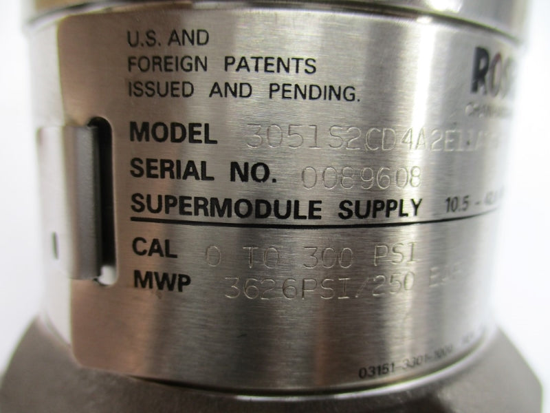 ROSEMOUNT 3051S2CD4A2E11A2AP2 10.5-42.4VDC 0-300PSI NSMP