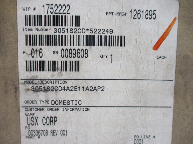ROSEMOUNT 3051S2CD4A2E11A2AP2 10.5-42.4VDC 0-300PSI NSMP