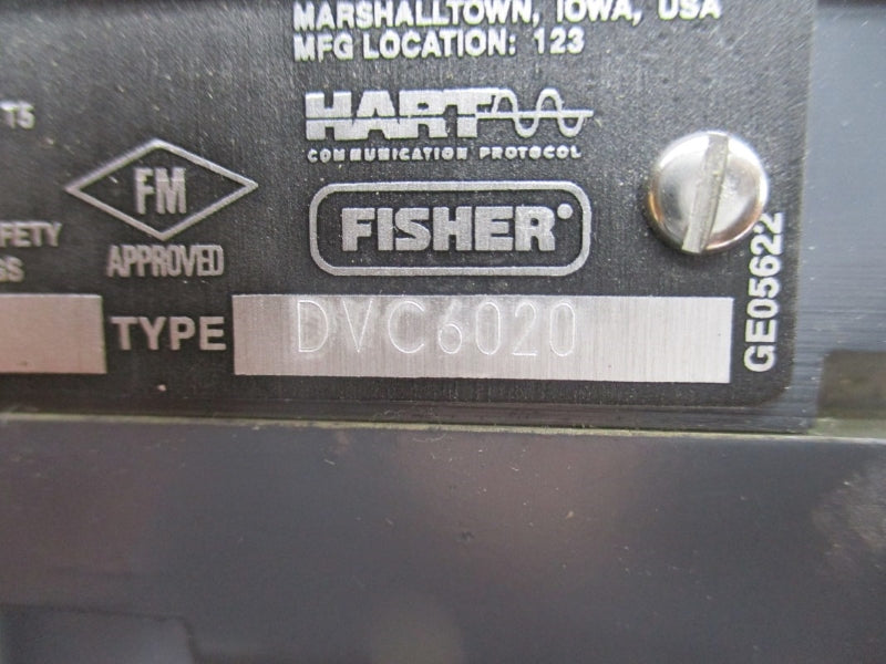 FISHER CONTROLS DVC-1264-59323 DVC6020 30VDC 145PSI NSMP